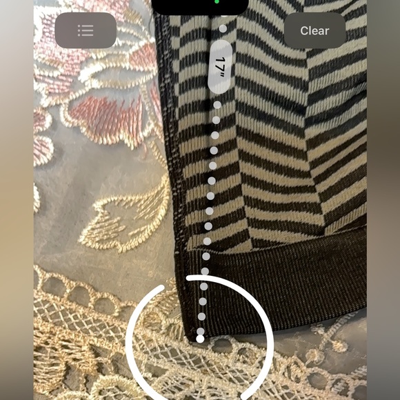 Women's Lululemon In The Flow Crop II Fatigue Green Black Chevron - Picture 6 of 15